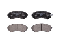 Kit de plaquettes de frein, frein à disque PREMIER ECO FRICTION FDB1166 Ferodo