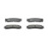 Kit de plaquettes de frein, frein à disque PREMIER ECO FRICTION FDB1264 Ferodo, Vignette 3
