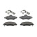 Kit de plaquettes de frein, frein à disque PREMIER ECO FRICTION FDB1276 Ferodo, Vignette 2