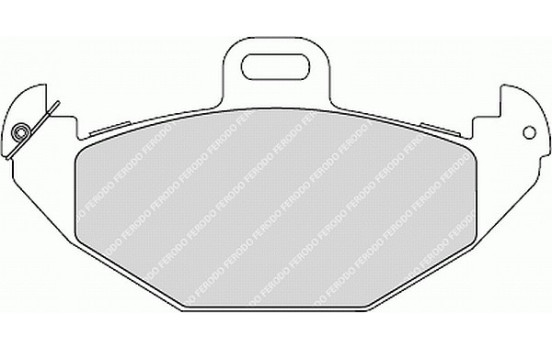 Kit de plaquettes de frein, frein à disque PREMIER ECO FRICTION FDB1278 Ferodo, Image 2
