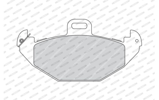 Kit de plaquettes de frein, frein à disque PREMIER ECO FRICTION FDB1278 Ferodo, Image 3