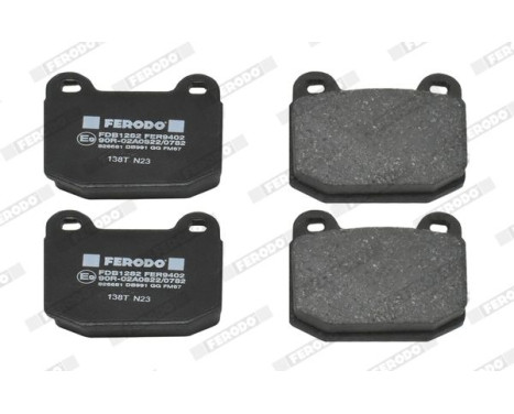 Kit de plaquettes de frein, frein à disque PREMIER ECO FRICTION FDB1282 Ferodo, Image 3