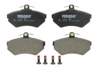 Kit de plaquettes de frein, frein à disque PREMIER ECO FRICTION FDB1289 Ferodo