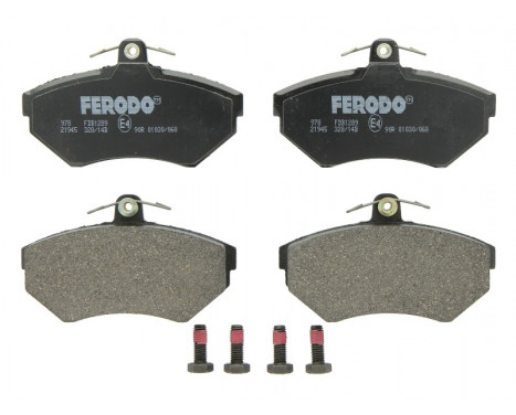 Kit de plaquettes de frein, frein à disque PREMIER ECO FRICTION FDB1289 Ferodo