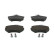 Kit de plaquettes de frein, frein à disque PREMIER ECO FRICTION FDB1289 Ferodo, Vignette 3