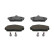 Kit de plaquettes de frein, frein à disque PREMIER ECO FRICTION FDB1291 Ferodo, Vignette 2