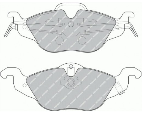 Kit de plaquettes de frein, frein à disque PREMIER ECO FRICTION FDB1293 Ferodo, Image 2