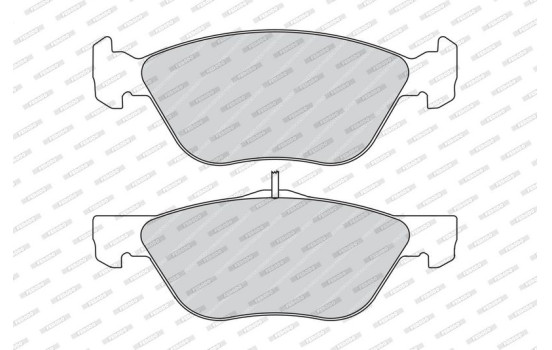 Kit de plaquettes de frein, frein à disque PREMIER ECO FRICTION FDB1299 Ferodo, Image 3