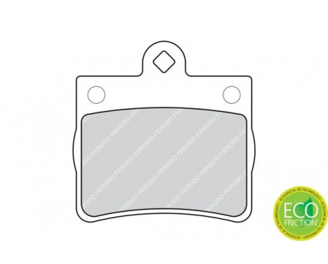Kit de plaquettes de frein, frein à disque PREMIER ECO FRICTION FDB1310 Ferodo, Image 4