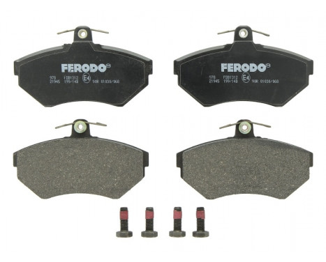 Kit de plaquettes de frein, frein à disque PREMIER ECO FRICTION FDB1312 Ferodo