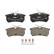 Kit de plaquettes de frein, frein à disque PREMIER ECO FRICTION FDB1319 Ferodo