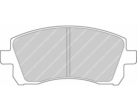 Kit de plaquettes de frein, frein à disque PREMIER ECO FRICTION FDB1327 Ferodo, Image 2