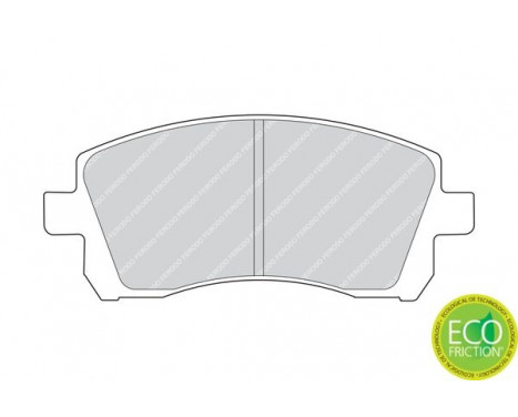 Kit de plaquettes de frein, frein à disque PREMIER ECO FRICTION FDB1327 Ferodo, Image 3