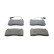 Kit de plaquettes de frein, frein à disque PREMIER ECO FRICTION FDB1334 Ferodo, Vignette 2