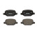 Kit de plaquettes de frein, frein à disque PREMIER ECO FRICTION FDB1349 Ferodo