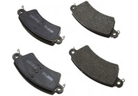 Kit de plaquettes de frein, frein à disque PREMIER ECO FRICTION FDB1370 Ferodo