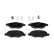 Kit de plaquettes de frein, frein à disque PREMIER ECO FRICTION FDB1378 Ferodo, Vignette 2