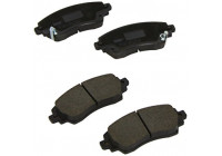 Kit de plaquettes de frein, frein à disque PREMIER ECO FRICTION FDB1391 Ferodo