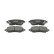 Kit de plaquettes de frein, frein à disque PREMIER ECO FRICTION FDB1391 Ferodo, Vignette 3