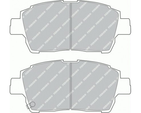 Kit de plaquettes de frein, frein à disque PREMIER ECO FRICTION FDB1392 Ferodo, Image 2