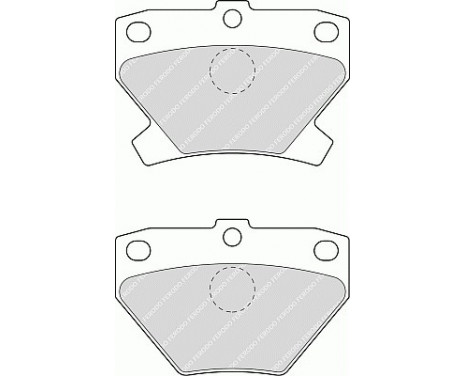 Kit de plaquettes de frein, frein à disque PREMIER ECO FRICTION FDB1395 Ferodo, Image 2