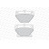 Kit de plaquettes de frein, frein à disque PREMIER ECO FRICTION FDB1395 Ferodo, Vignette 4