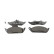 Kit de plaquettes de frein, frein à disque PREMIER ECO FRICTION FDB1400 Ferodo, Vignette 3