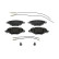 Kit de plaquettes de frein, frein à disque PREMIER ECO FRICTION FDB1411 Ferodo, Vignette 3