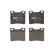 Kit de plaquettes de frein, frein à disque PREMIER ECO FRICTION FDB1415 Ferodo