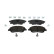 Kit de plaquettes de frein, frein à disque PREMIER ECO FRICTION FDB1424 Ferodo, Vignette 3