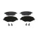Kit de plaquettes de frein, frein à disque PREMIER ECO FRICTION FDB1425 Ferodo, Vignette 2