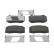 Kit de plaquettes de frein, frein à disque PREMIER ECO FRICTION FDB1426 Ferodo, Vignette 3