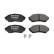 Kit de plaquettes de frein, frein à disque PREMIER ECO FRICTION FDB1455 Ferodo, Vignette 3