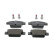 Kit de plaquettes de frein, frein à disque PREMIER ECO FRICTION FDB1469 Ferodo, Vignette 3