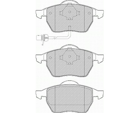 Kit de plaquettes de frein, frein à disque PREMIER ECO FRICTION FDB1496 Ferodo