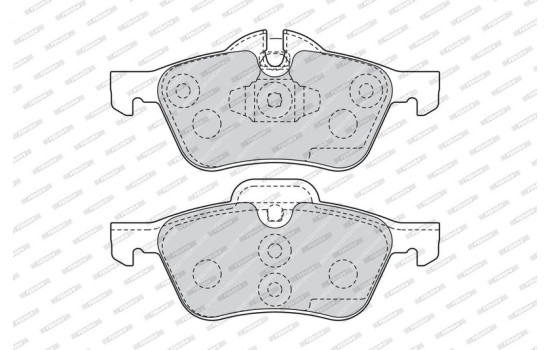Kit de plaquettes de frein, frein à disque PREMIER ECO FRICTION FDB1499 Ferodo, Image 4