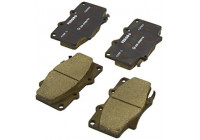 Kit de plaquettes de frein, frein à disque PREMIER ECO FRICTION FDB1502 Ferodo