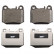 Kit de plaquettes de frein, frein à disque PREMIER ECO FRICTION FDB1512 Ferodo