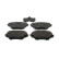 Kit de plaquettes de frein, frein à disque PREMIER ECO FRICTION FDB1514 Ferodo, Vignette 3