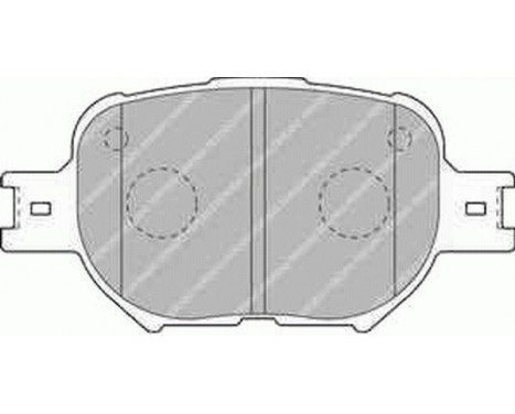 Kit de plaquettes de frein, frein à disque PREMIER ECO FRICTION FDB1528 Ferodo, Image 2