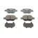 Kit de plaquettes de frein, frein à disque PREMIER ECO FRICTION FDB1528 Ferodo, Vignette 3