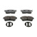 Kit de plaquettes de frein, frein à disque PREMIER ECO FRICTION FDB1532 Ferodo, Vignette 2