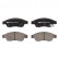 Kit de plaquettes de frein, frein à disque PREMIER ECO FRICTION FDB1533 Ferodo