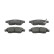 Kit de plaquettes de frein, frein à disque PREMIER ECO FRICTION FDB1533 Ferodo, Vignette 2