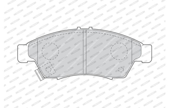 Kit de plaquettes de frein, frein à disque PREMIER ECO FRICTION FDB1533 Ferodo, Image 3