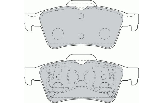 Kit de plaquettes de frein, frein à disque PREMIER ECO FRICTION FDB1540 Ferodo, Image 2