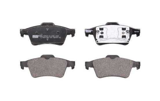 Kit de plaquettes de frein, frein à disque PREMIER ECO FRICTION FDB1540 Ferodo
