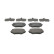 Kit de plaquettes de frein, frein à disque PREMIER ECO FRICTION FDB1565 Ferodo, Vignette 3