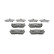 Kit de plaquettes de frein, frein à disque PREMIER ECO FRICTION FDB1569 Ferodo, Vignette 3