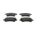 Kit de plaquettes de frein, frein à disque PREMIER ECO FRICTION FDB1573 Ferodo, Vignette 2